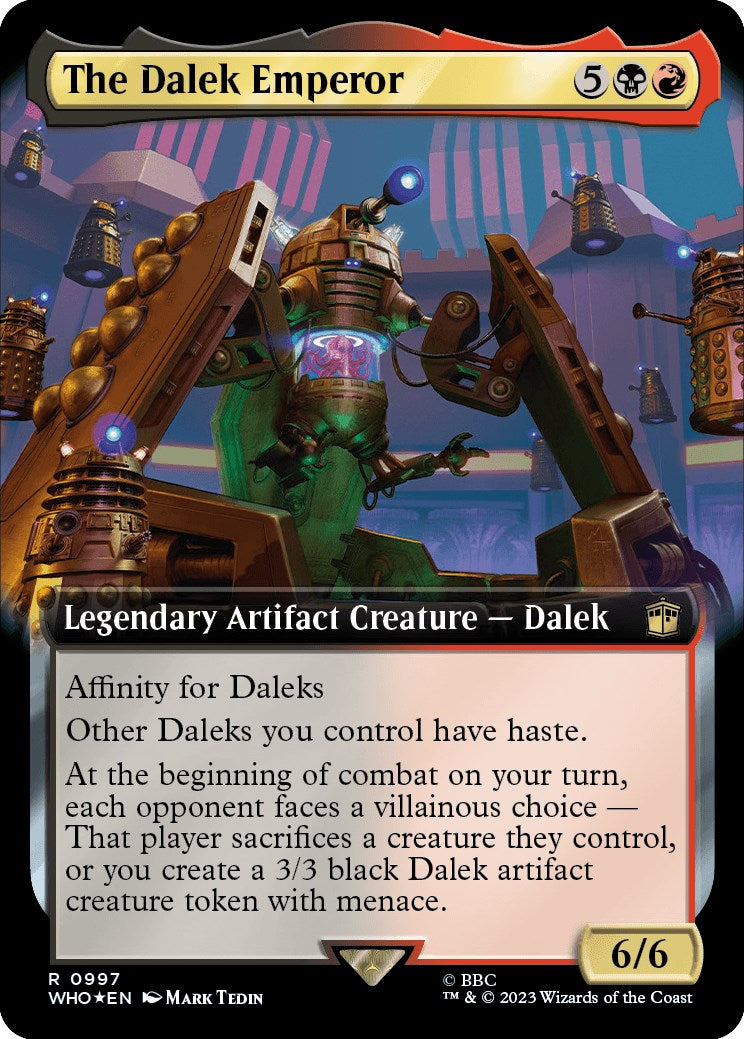 The Dalek Emperor (Extended Art) (Surge Foil) [Doctor Who] | Exor Games Dartmouth