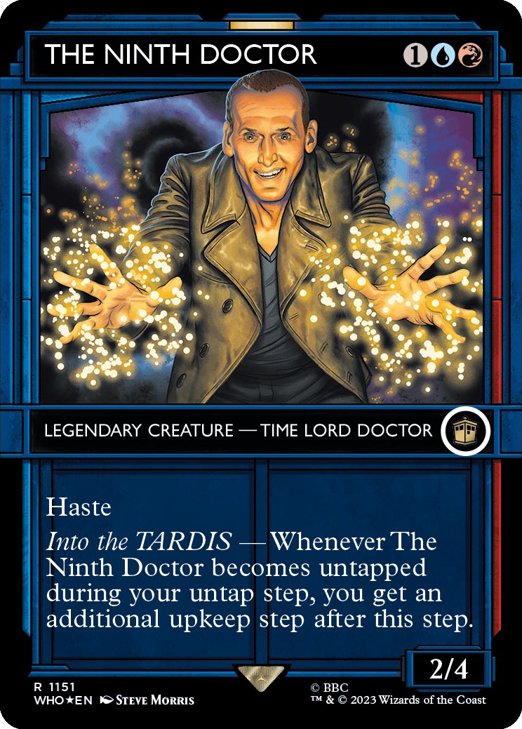 The Ninth Doctor (Showcase) (Surge Foil) [Doctor Who] | Exor Games Dartmouth