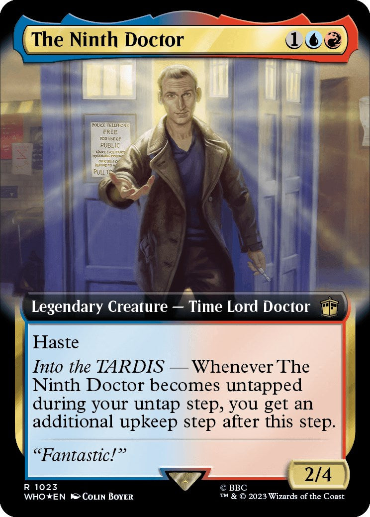 The Ninth Doctor (Extended Art) (Surge Foil) [Doctor Who] | Exor Games Dartmouth