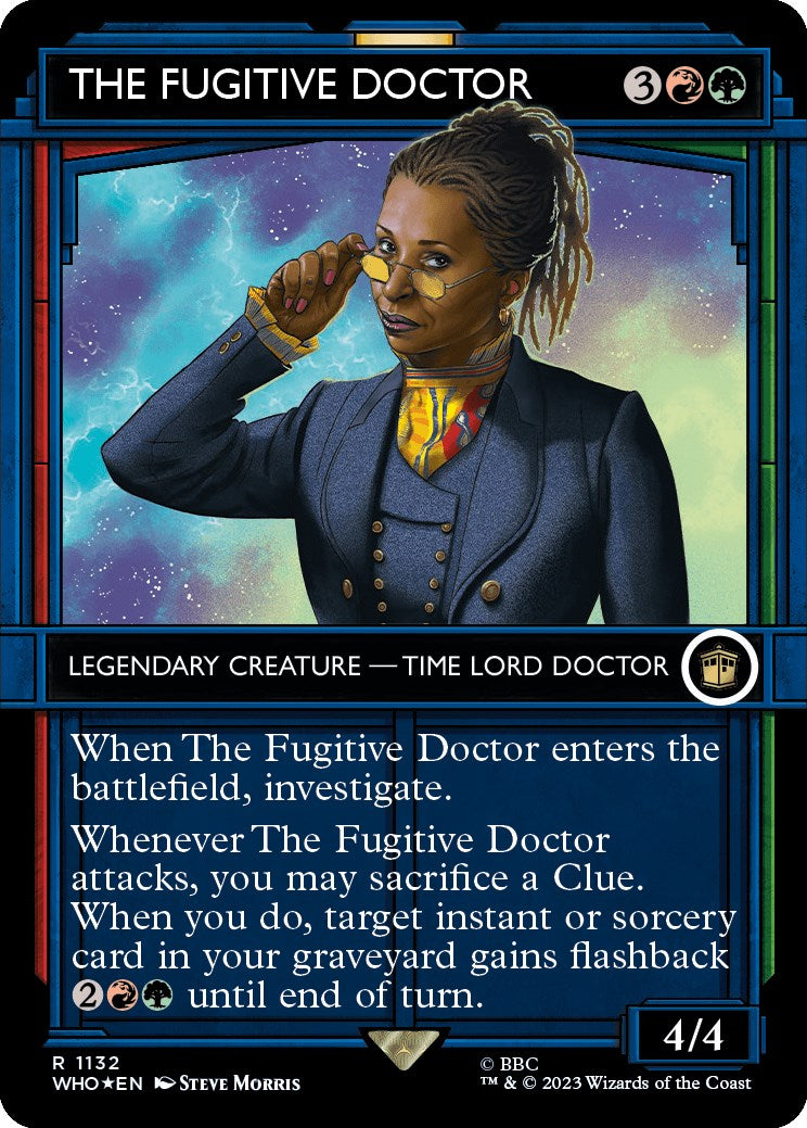 The Fugitive Doctor (Showcase) (Surge Foil) [Doctor Who] | Exor Games Dartmouth