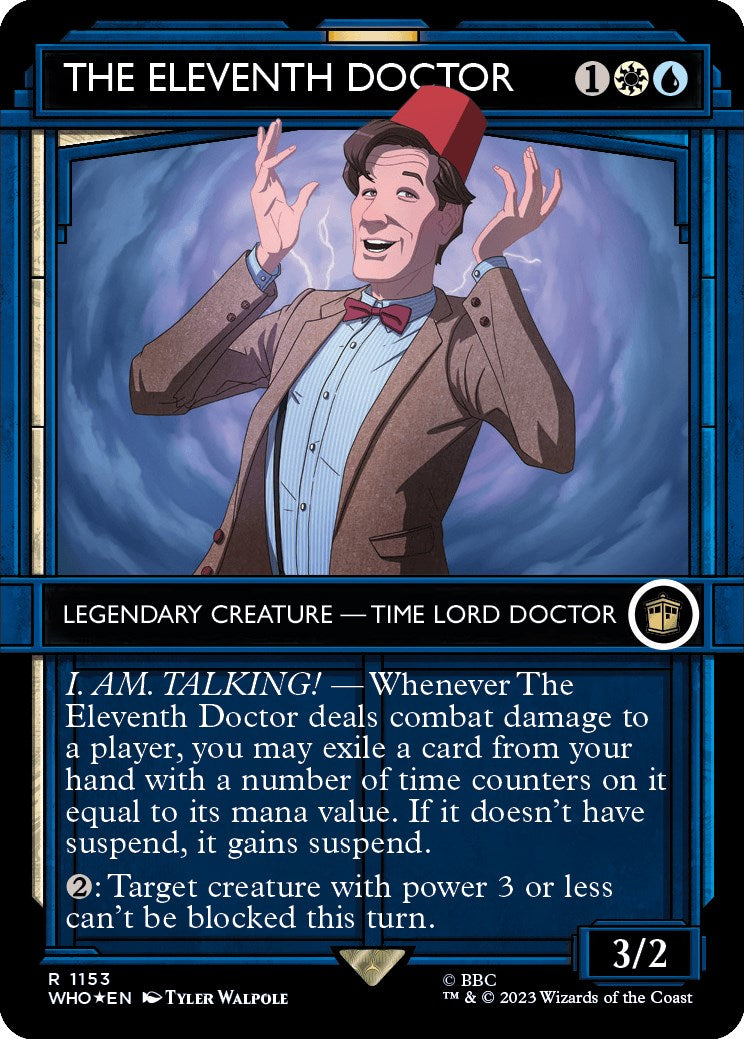 The Eleventh Doctor (Showcase) (Surge Foil) [Doctor Who] | Exor Games Dartmouth