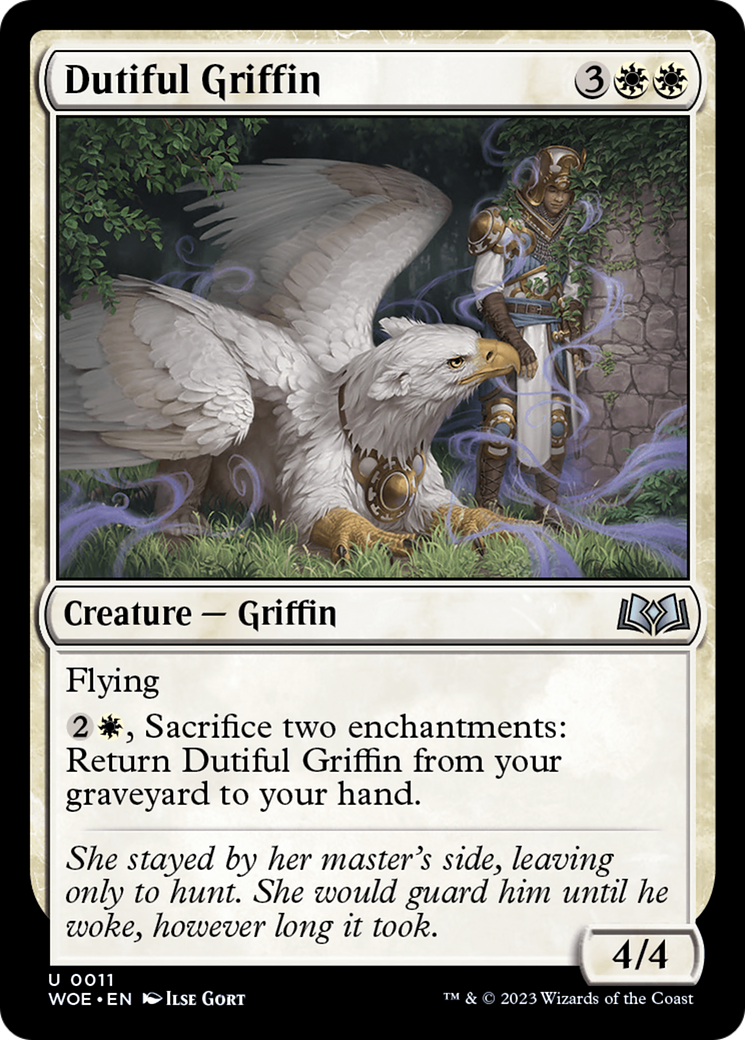 Dutiful Griffin [Wilds of Eldraine] | Exor Games Dartmouth