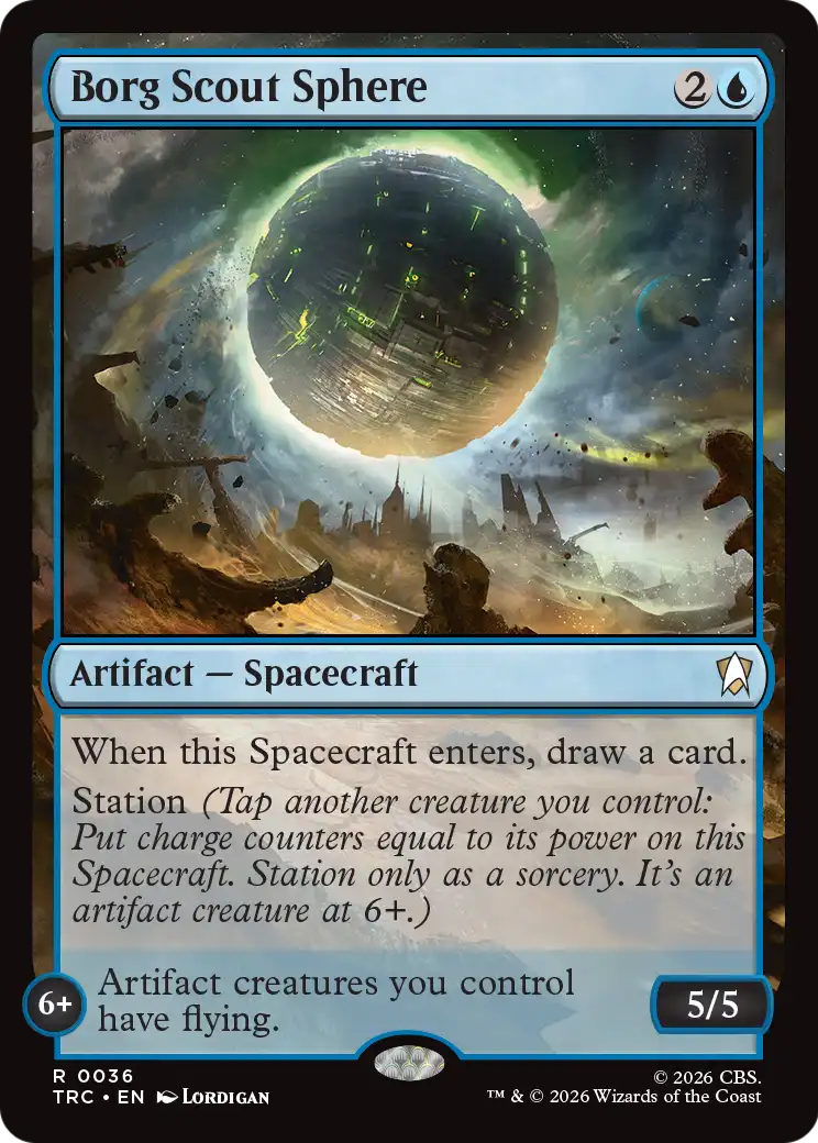 Borg Scout Sphere (Surge Foil) [Star Trek Commander] | Exor Games Dartmouth