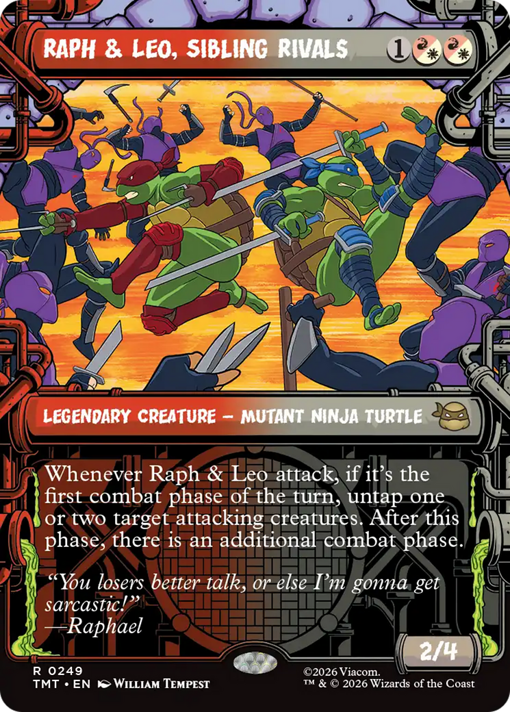 Raph & Leo, Sibling Rivals (Showcase) [Teenage Mutant Ninja Turtles] | Exor Games Dartmouth