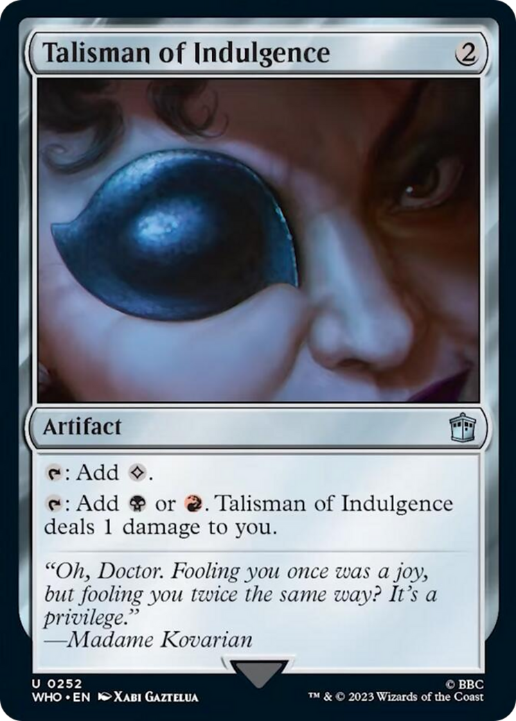 Talisman of Indulgence [Doctor Who] | Exor Games Dartmouth