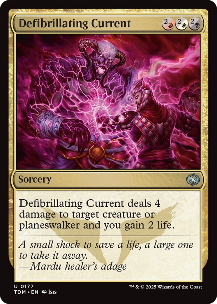 Defibrillating Current [Tarkir: Dragonstorm] | Exor Games Dartmouth