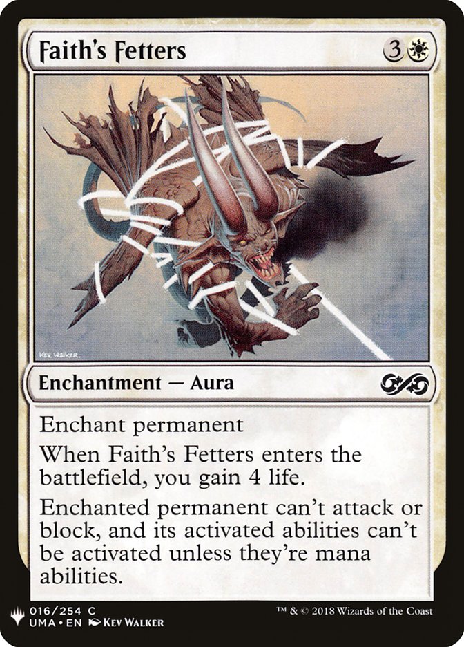 Faith's Fetters [Mystery Booster] | Exor Games Dartmouth