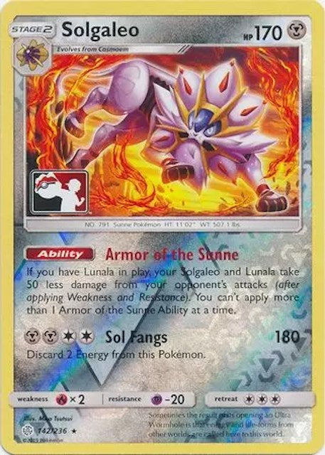 Solgaleo (142/236) [League & Championship Cards] | Exor Games Dartmouth