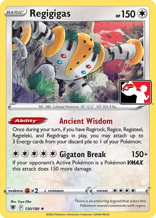 Regigigas (130/189) [Prize Pack Series Three] | Exor Games Dartmouth