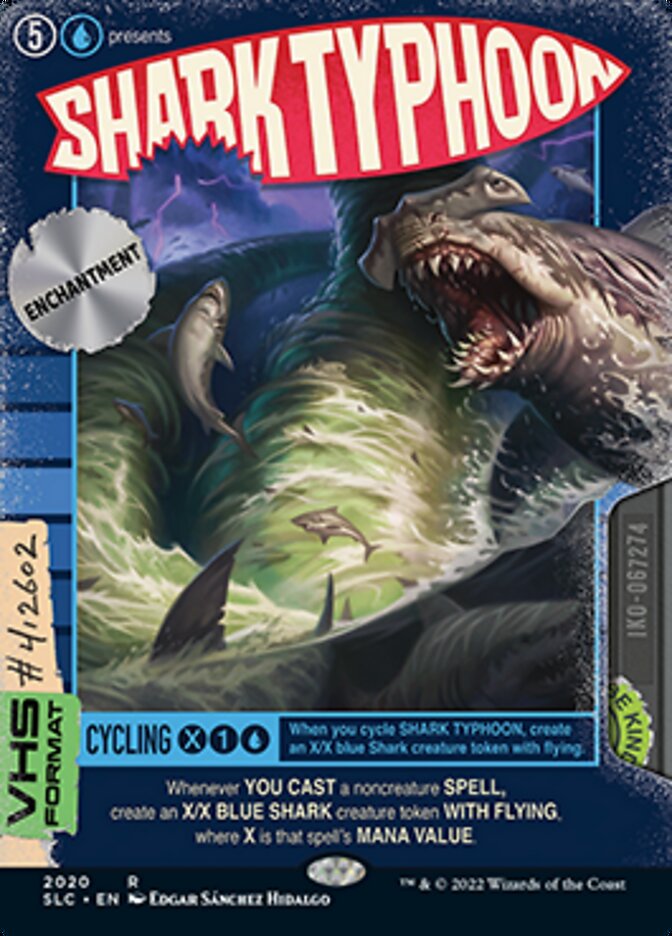 Shark Typhoon (Borderless Alternate Art) [Secret Lair Countdown Kit] | Exor Games Dartmouth