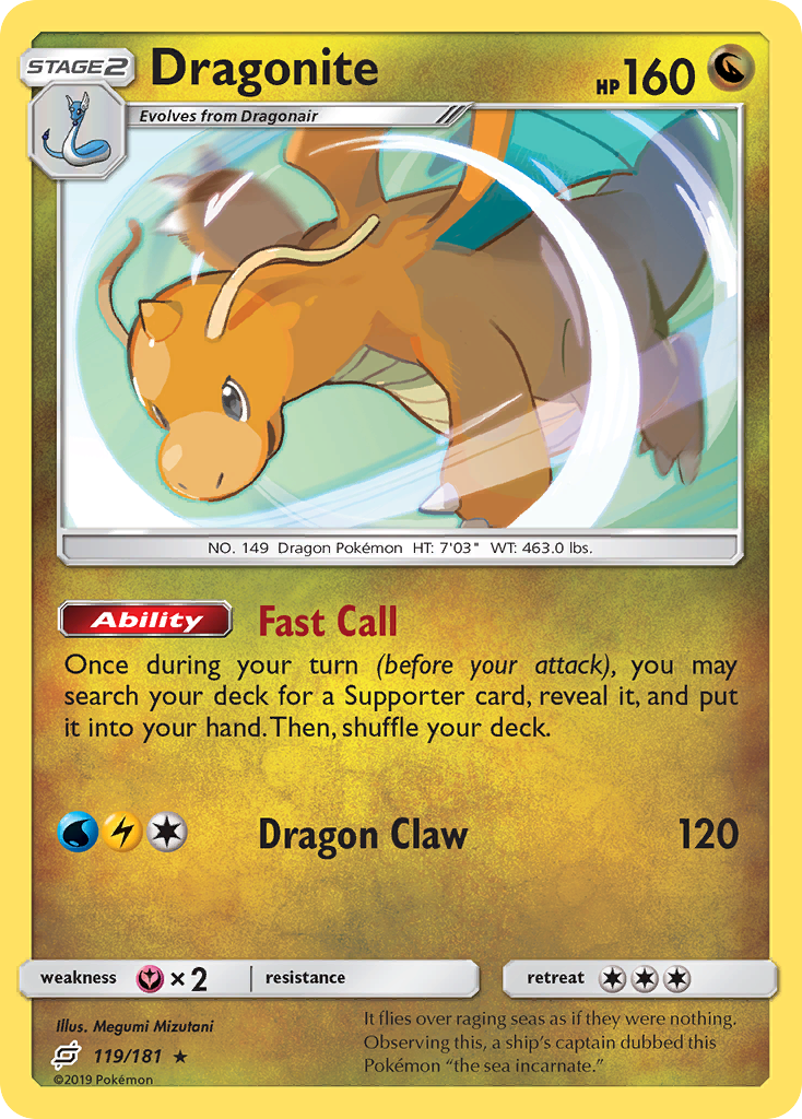 Dragonite (119/181) [Sun & Moon: Team Up] | Exor Games Dartmouth