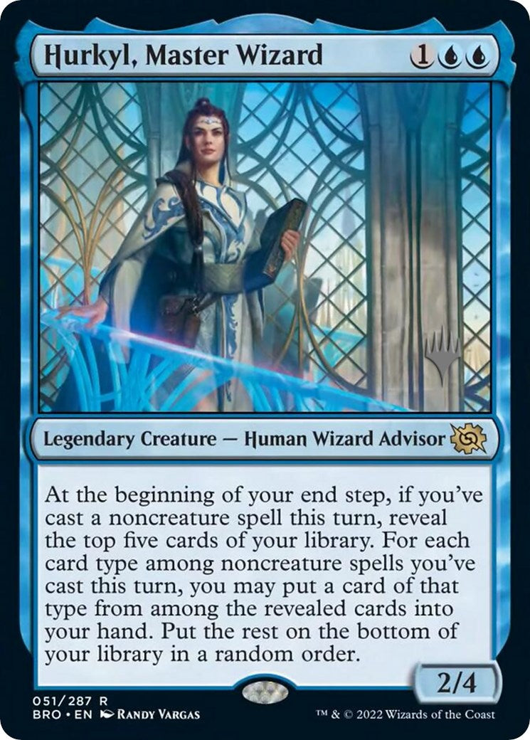 Hurkyl, Master Wizard (Promo Pack) [The Brothers' War Promos] | Exor Games Dartmouth