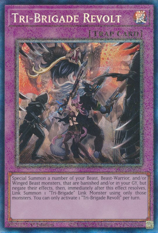 Tri-Brigade Revolt [RA01-EN079] Prismatic Collector's Rare | Exor Games Dartmouth