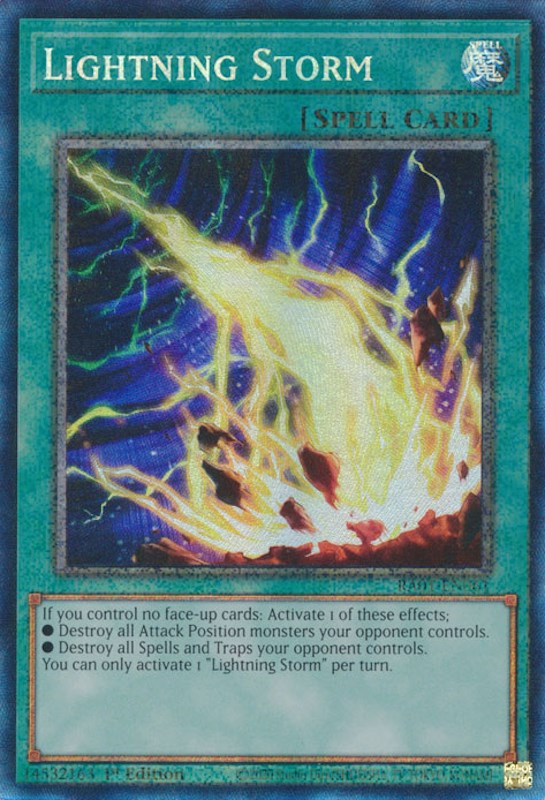 Lightning Storm [RA01-EN061] Prismatic Collector's Rare | Exor Games Dartmouth