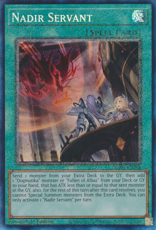 Nadir Servant [RA01-EN062] Prismatic Collector's Rare | Exor Games Dartmouth