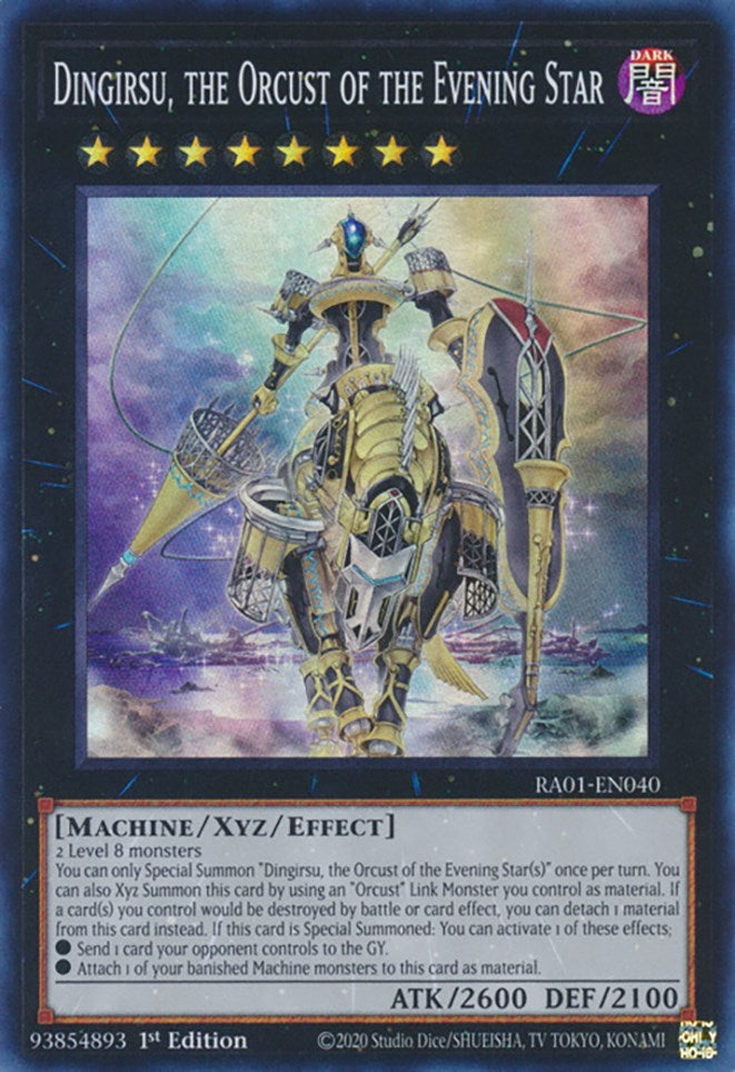 Dingirsu, the Orcust of the Evening Star [RA01-EN040] Super Rare | Exor Games Dartmouth