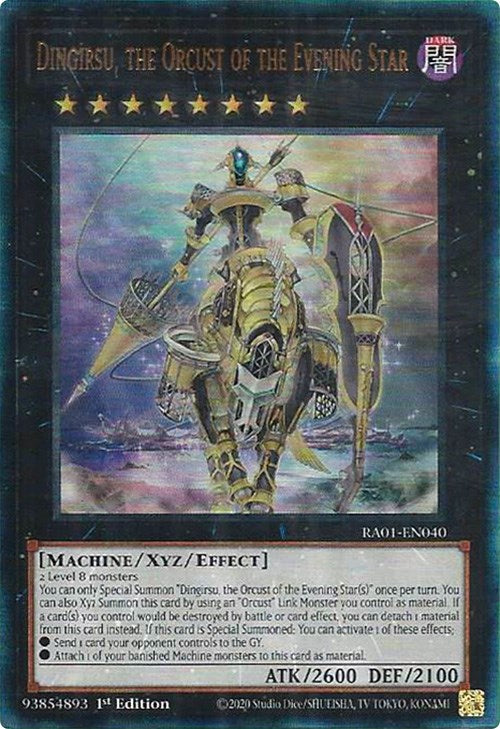 Dingirsu, the Orcust of the Evening Star [RA01-EN040] Prismatic Ultimate Rare | Exor Games Dartmouth