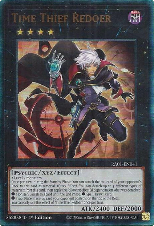 Time Thief Redoer [RA01-EN041] Prismatic Ultimate Rare | Exor Games Dartmouth