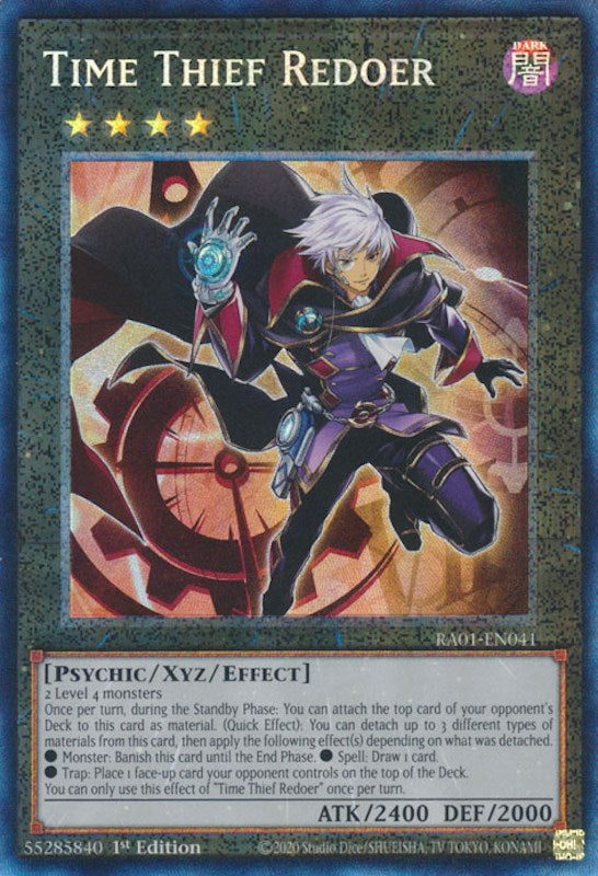 Time Thief Redoer [RA01-EN041] Prismatic Collector's Rare | Exor Games Dartmouth