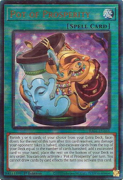 Pot of Prosperity [RA01-EN066] Prismatic Ultimate Rare | Exor Games Dartmouth