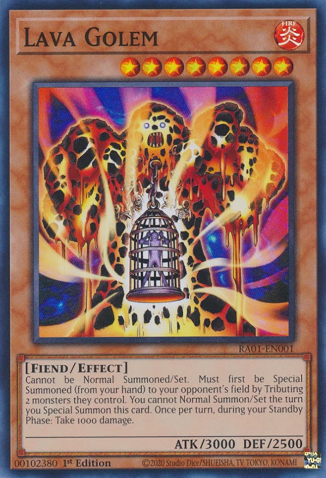 Lava Golem [RA01-EN001] Super Rare | Exor Games Dartmouth