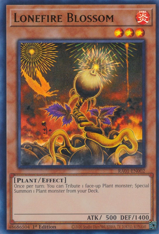 Lonefire Blossom [RA01-EN002] Ultra Rare | Exor Games Dartmouth