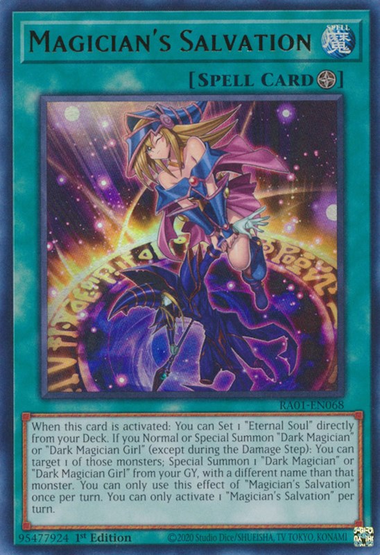 Magician's Salvation [RA01-EN068] Ultra Rare | Exor Games Dartmouth