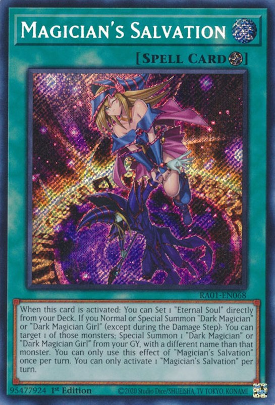 Magician's Salvation [RA01-EN068] Secret Rare | Exor Games Dartmouth
