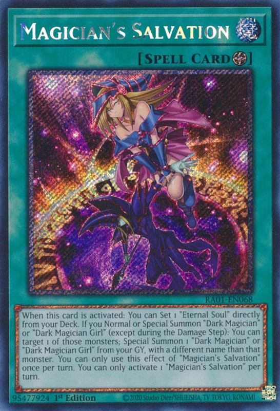 Magician's Salvation [RA01-EN068] Platinum Secret Rare | Exor Games Dartmouth