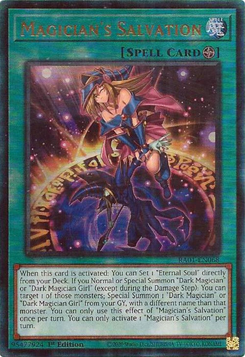 Magician's Salvation [RA01-EN068] Prismatic Ultimate Rare | Exor Games Dartmouth