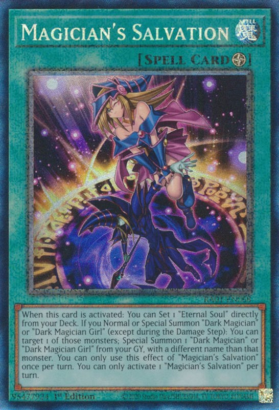 Magician's Salvation [RA01-EN068] Prismatic Collector's Rare | Exor Games Dartmouth