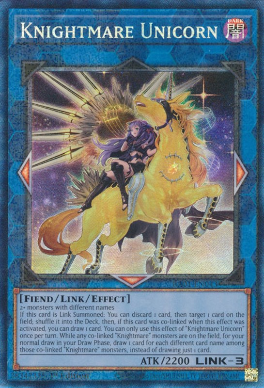 Knightmare Unicorn (Alternate Art) [RA01-EN043] Prismatic Collector's Rare | Exor Games Dartmouth