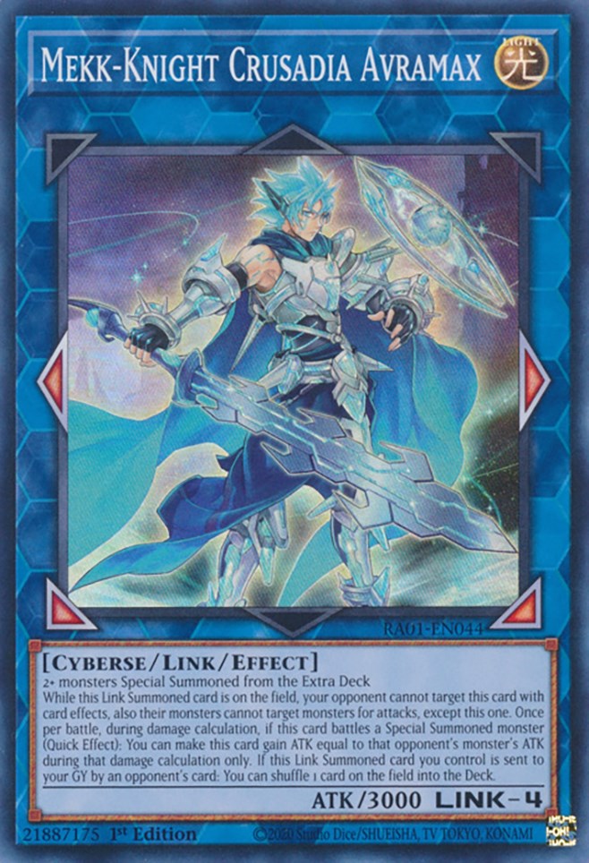 Mekk-Knight Crusadia Avramax [RA01-EN044] Super Rare | Exor Games Dartmouth