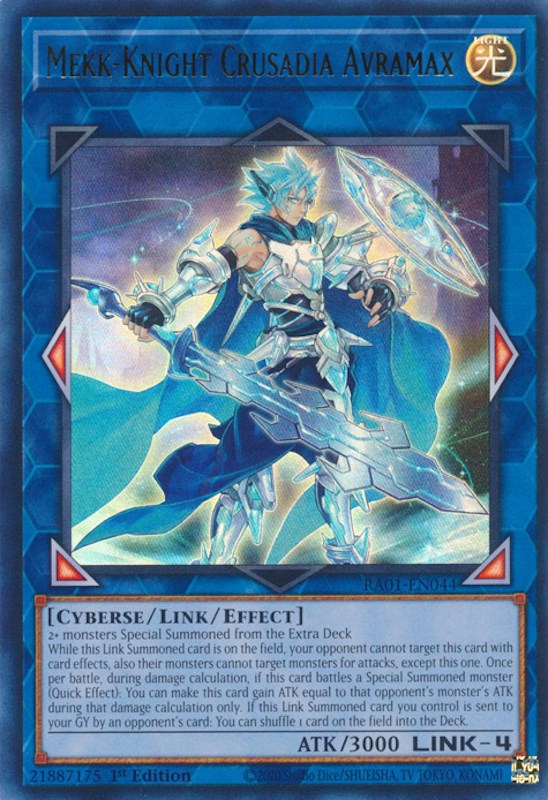 Mekk-Knight Crusadia Avramax [RA01-EN044] Ultra Rare | Exor Games Dartmouth