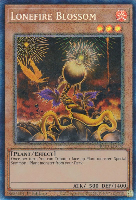 Lonefire Blossom [RA01-EN002] Prismatic Collector's Rare | Exor Games Dartmouth