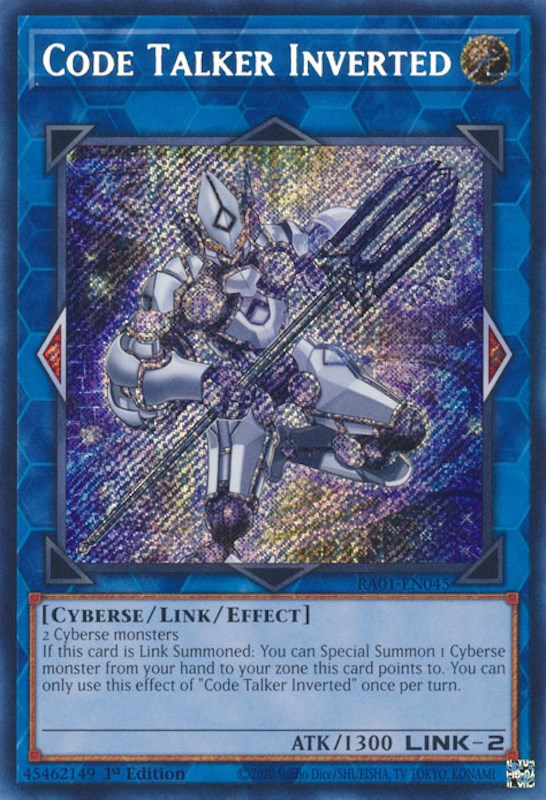 Code Talker Inverted [RA01-EN045] Secret Rare | Exor Games Dartmouth