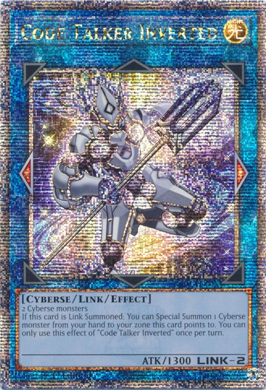 Code Talker Inverted [RA01-EN045] Quarter Century Secret Rare | Exor Games Dartmouth