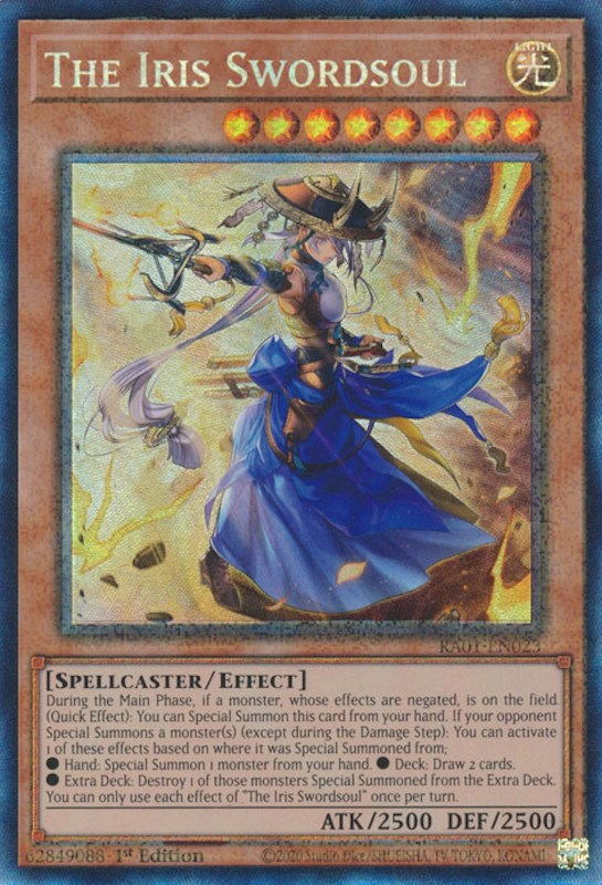 The Iris Swordsoul [RA01-EN023] Prismatic Collector's Rare | Exor Games Dartmouth