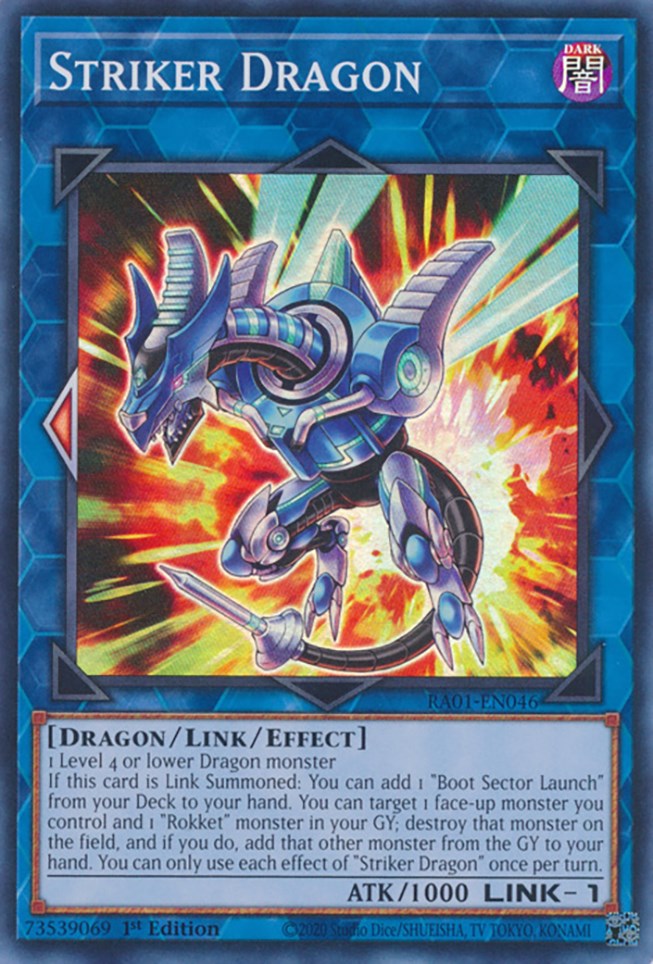 Striker Dragon [RA01-EN046] Super Rare | Exor Games Dartmouth