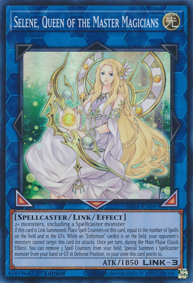 Selene, Queen of the Master Magicians [RA01-EN047] Super Rare | Exor Games Dartmouth