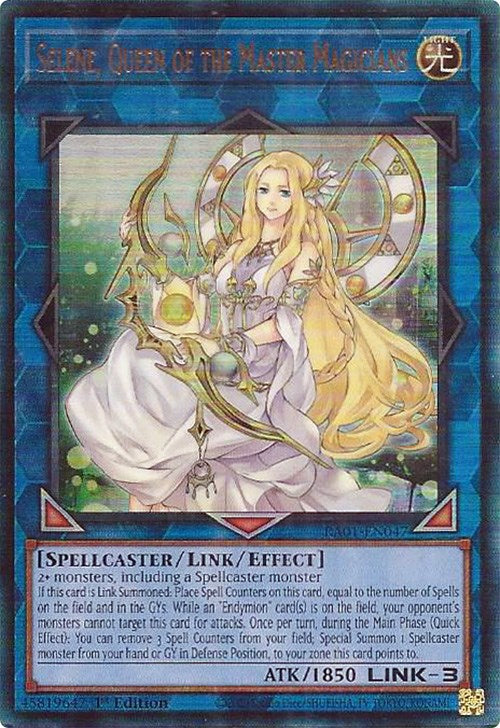 Selene, Queen of the Master Magicians [RA01-EN047] Prismatic Ultimate Rare | Exor Games Dartmouth