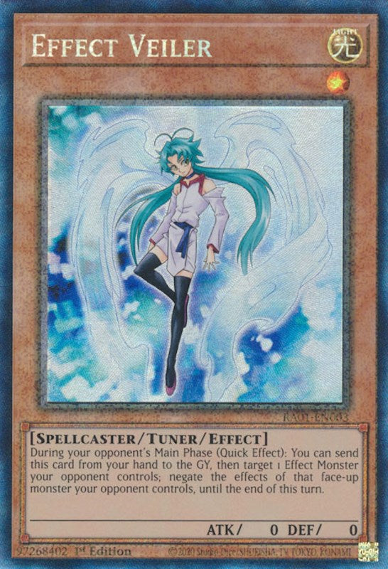 Effect Veiler [RA01-EN003] Prismatic Collector's Rare | Exor Games Dartmouth