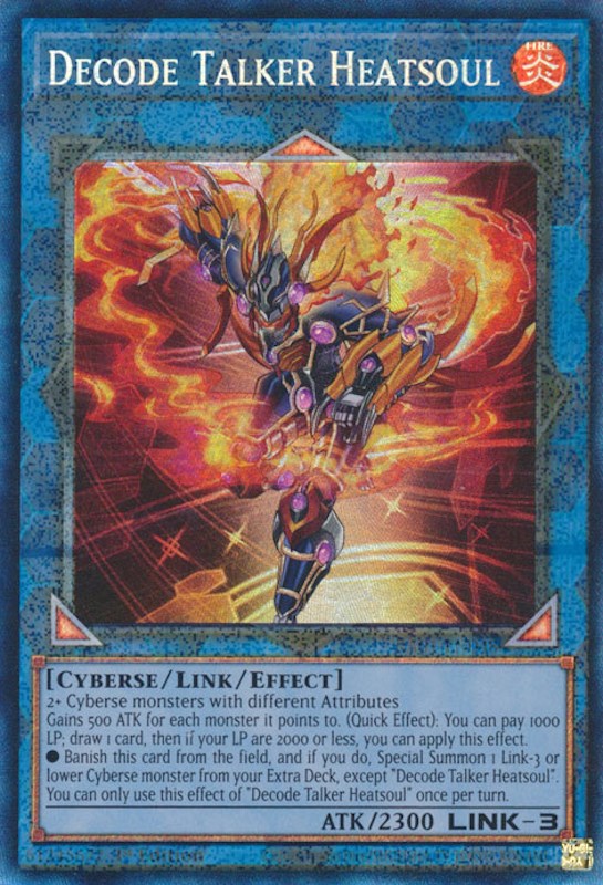 Decode Talker Heatsoul [RA01-EN048] Prismatic Collector's Rare | Exor Games Dartmouth