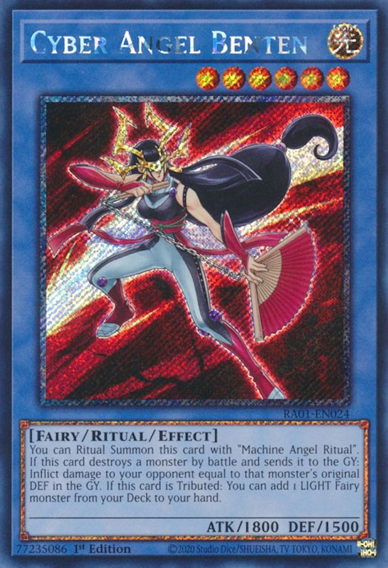 Cyber Angel Benten [RA01-EN024] Platinum Secret Rare | Exor Games Dartmouth