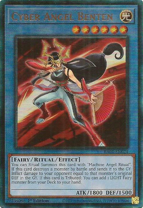 Cyber Angel Benten [RA01-EN024] Prismatic Ultimate Rare | Exor Games Dartmouth