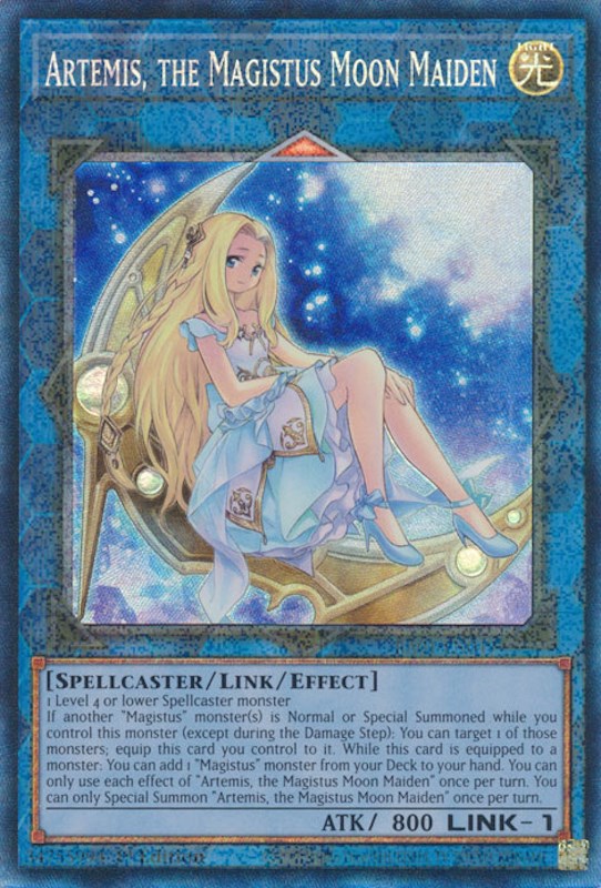 Artemis, the Magistus Moon Maiden [RA01-EN049] Prismatic Collector's Rare | Exor Games Dartmouth