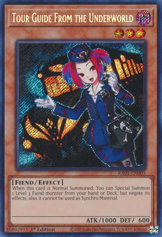 Tour Guide From the Underworld [RA01-EN005] Secret Rare | Exor Games Dartmouth