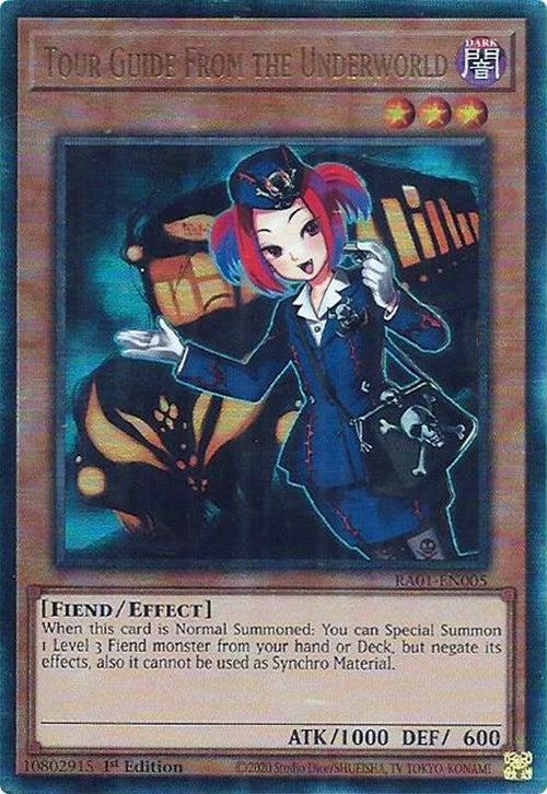 Tour Guide From the Underworld [RA01-EN005] Prismatic Ultimate Rare | Exor Games Dartmouth