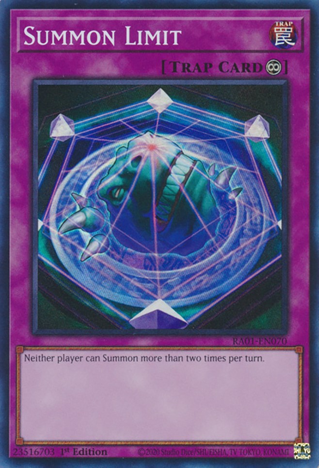 Summon Limit [RA01-EN070] Super Rare | Exor Games Dartmouth