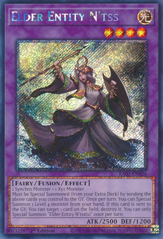 Elder Entity N'tss [RA01-EN026] Platinum Secret Rare | Exor Games Dartmouth